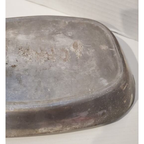 Aluminum Bread Tray, Give Us This Day Our Daily Bread 8.75 Inches Long - Picture 7 of 8